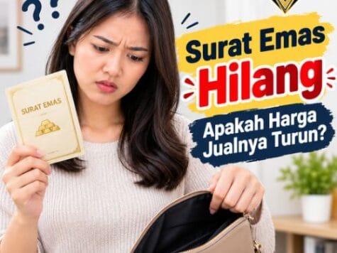Surat Emas Hilang, Apakah Harga Jualnya Turun?